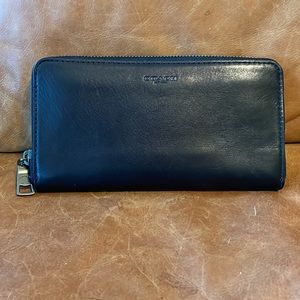 NEW Coach Accordion Wallet (57098 Black)